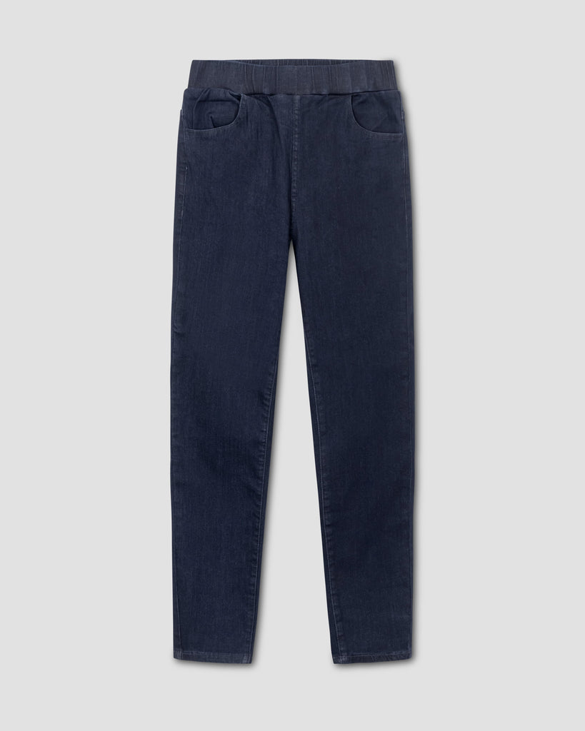 ComfortDenim Drawstring Jean Trouser - Tidal Indigo