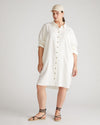 Seaside Linen Shirtdress - White Image Thumbnmail #1