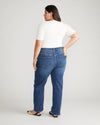 Mimi High Rise Split Hem Jeans 30 Inch - Midnight River Image Thumbnmail #4