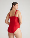 The Square Neck Swimsuit - Baywatch Red Image Thumbnmail #3
