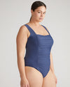 The Square Neck Swimsuit - Classic Navy Image Thumbnmail #2