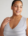 UltimateS Meko Nightie - Navy/White Image Thumbnmail #2