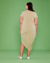 Iconic Geneva V-Neck Dress - Pistachio Image Thumbnmail #4